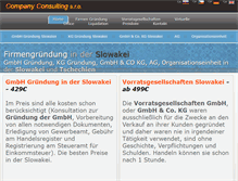 Tablet Screenshot of company-consulting.at